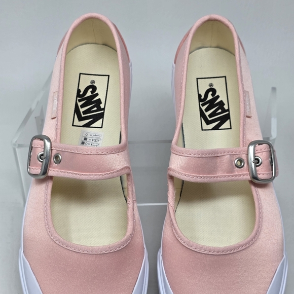 Vans Mary Jane Women's Pink White Buckle Design Sneakers 500714 Size 8.5 New - Picture 10 of 11